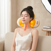 Nouveau Masseur de Cou N7 2026 avec Thérapie par Lumière Rouge, Personnalisable OEM, Masseur de Cou Portable Multifonctionnel avec Chauffage Infrarouge