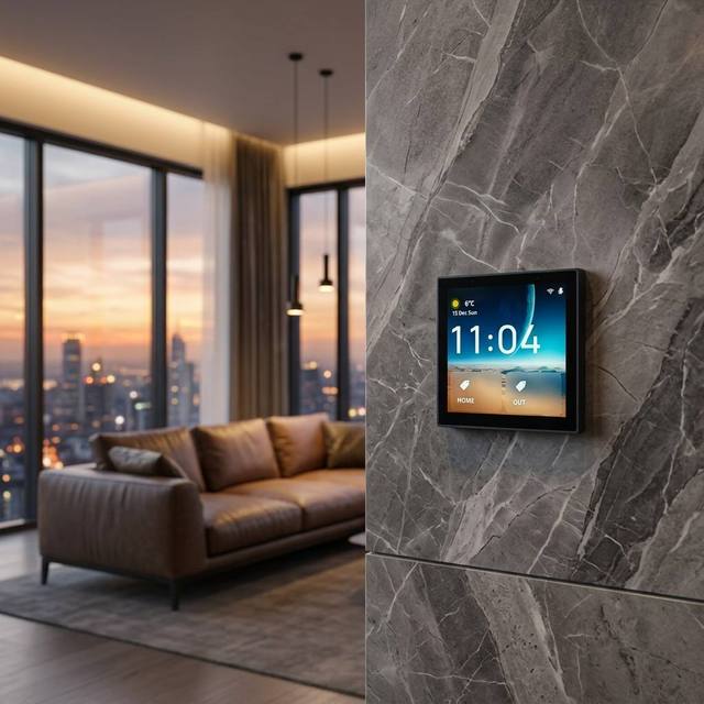 TIANLAI 4" Smart Home Panel Linux Tuya Zigbee Gateway Alexa Voice Control Hub for Villa 2026