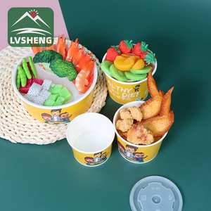 Offre Spéciale usine en gros blanc bol en papier jetable de qualité alimentaire 24oz bol en papier - Product Image 6