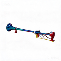 Klakson Udara Komersial Super Keras 100cm 24V 450Hz dengan Tweeter untuk Truk, Kapal, Kendaraan Laut, Tugas Berat, Braket Krom