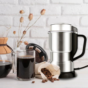 Mini moulin à café expresso automatique, moulin à café électrique en acier inoxydable commercial - Product Image 2