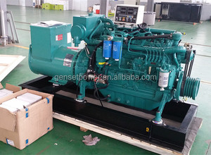 リモートスタート式静音オープンフレームタグボート船舶用ディーゼルエンジン30kw 50kva 100kva電動スタートATS発電機 - Product Image 4