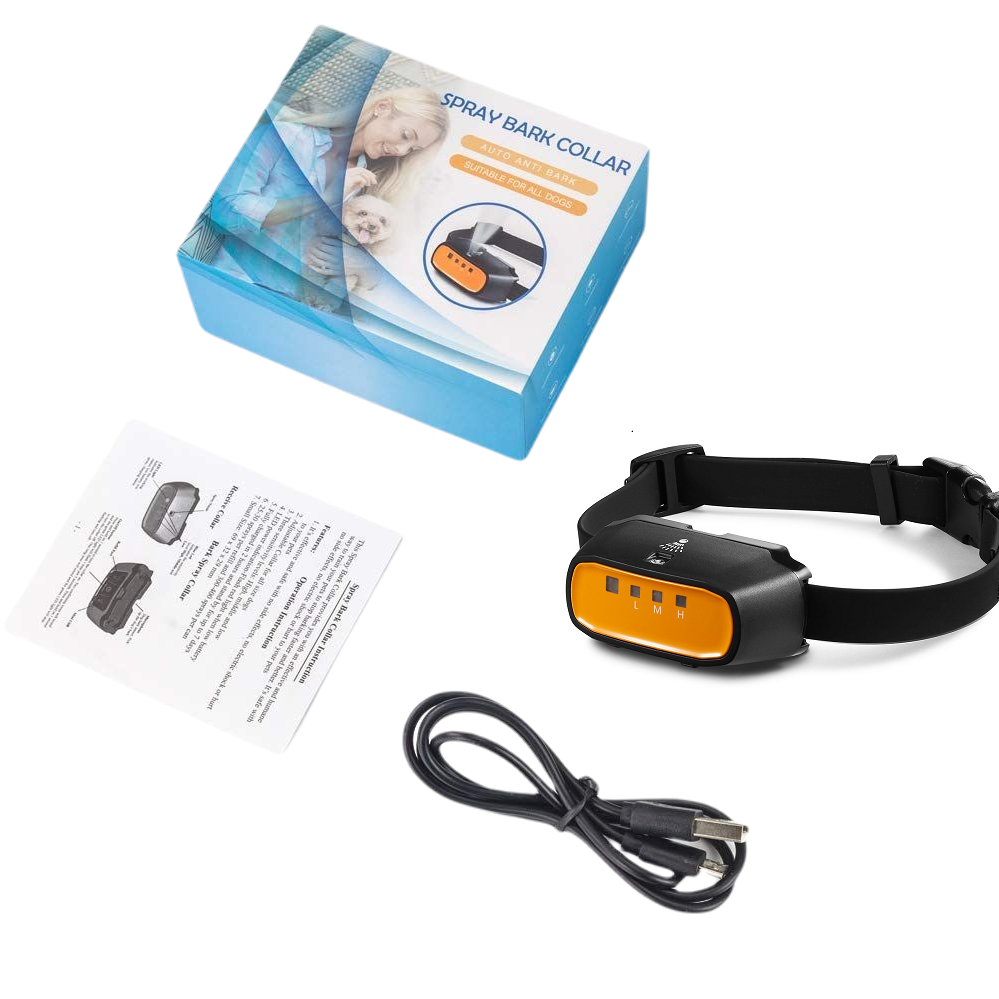 Yellow SP12 Auto anti Bark collar kit