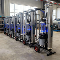 Système d'eau pure pour le nettoyage des vitres, système de filtration d'eau déionisée impeccable pour le traitement de l'eau, machines RO DI pour les fenêtres