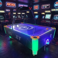 Machine de jeu d'arcade à monnayeur pour gagner de l'argent, Table de hockey sur air à monnayeur, Machine de jeu de hockey sur air