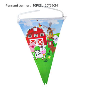 Vajilla personalizable de vaca de papel para decoraciones de fiesta de cumpleaños para niños para el Día de San Valentín y Pascua Baby Show - Product Image 6