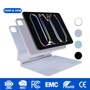 Teclado Magnético 2 en 1 con Trackpad para iPad Air, Cubierta Trasera Desmontable, Bluetooth Inalámbrico y Diseño de 64 Teclas ODM OEM - Product Image 1