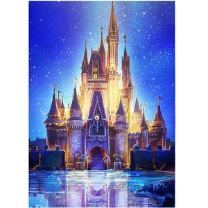 Kits de peinture diamant 5D DIY à paillettes complètes pour enfants, motifs de dessins animés, pour la décoration murale et la maison - Product Image 1