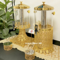 Équipement de Bar pour Restaurants, Fêtes, Traiteur et Buffet, Distributeur de Jus de Luxe, Carafe à Boissons Froides avec Robinet