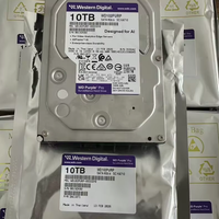 Disco Rigido SATA da 10TB 3.5 Pollici WD102PURP Purple Pro 7200RPM 512MB Cache AllFrame per Registrazione Video AI NVR e Monitoraggio di Sicurezza