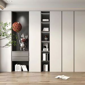 Librería personalizada de estilo moderno para el hogar, la Oficina, estructura estable y materiales ecológicos para dormitorio y apartamento - Product Image 1