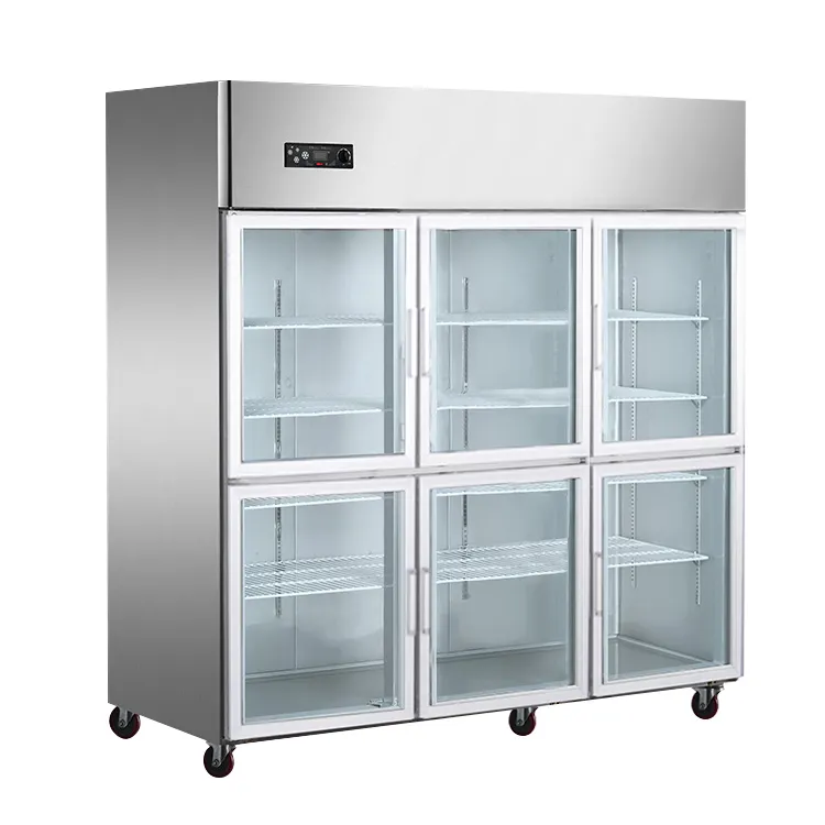 Supermarket Cold Drink Fridge Shop Commercial Display Refrigeration Showcase Fridge Upright Freezer