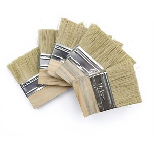 Pinceau industriel à poils naturels de porc avec brosse plate en PET pour la peinture des murs, des meubles et les outils de nettoyage pour la rénovation de la maison - Product Image 5