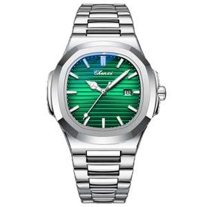 Reloj de Pulsera Luminoso e Impermeable de Lujo para Hombre, Novedad en Oferta, de Acero Inoxidable con Movimiento de Cuarzo para Negocios - Product Image 1