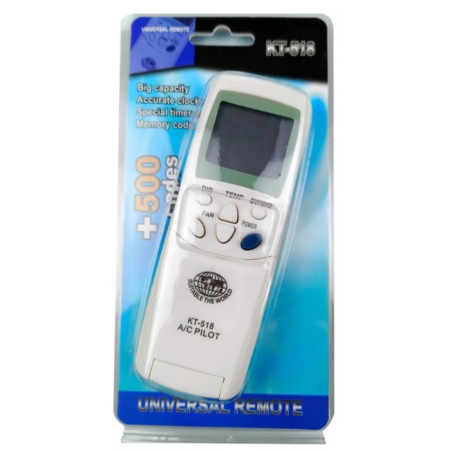 English Version of Universal Air Conditioning Remote Control Universal Ac Re Mote Kt-518 Remote Control