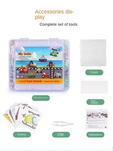 Perles Hama de 5 mm à repasser, 5000 pièces, jouets éducatifs pour enfants, en PE, fourniture directe d'usine - Product Image 6