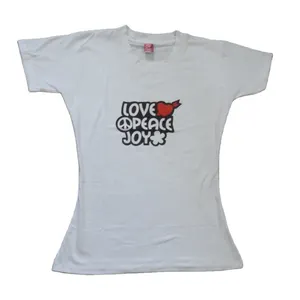 Bulk Quantity In Cheap Price Wholesale Custom Soft Cotton Girls T shirts High Quality T-shirt Supplier From India