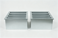 Filtre à air haute efficacité de type V à bride unique, rotatif, H13 H14, pour système de ventilation de salle blanche CVC