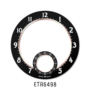 Nouveau style, cadran personnalisé mat et brillant, squelette 38 mm pour <span class=keywords><strong>mouvement</strong></span> automatique <span class=keywords><strong>ETA</strong></span> <span class=keywords><strong>6497</strong></span> <span class=keywords><strong>ETA</strong></span> 6498, petit second noir ou bleu à 6 heures - Product Image 3