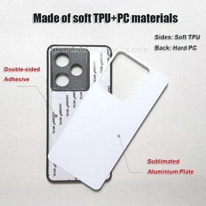 เคสโทรศัพท์พิมพ์ซับลิเมชัน TPU 2D พร้อมแผ่นโลหะสำหรับ Realme GT 7T - Product Image 2