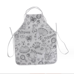 Los niños desarrollan pintura imaginativa para colorear tela blanca <span class=keywords><strong>delantal</strong></span> de grafiti DIY - Product Image 2