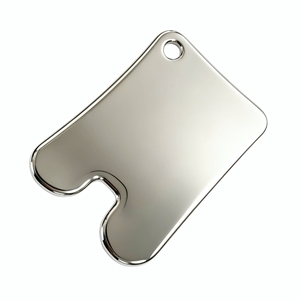 Planche Guasha en alliage de zinc pour le lifting du visage avec logo personnalisé pour le massage facial - Product Image 3