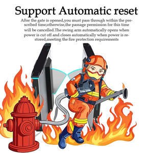 정부청사 교통혼잡지역의 내구재 플랩 배리어 개찰구 최적 가격 - Product Image 4