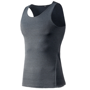 Gilet sans manches personnalisé pour homme, fitness, musculation, compétition sportive, polyester/coton tissé, imprimé en relief, broderie 3D, confortable - Product Image 2