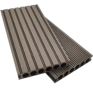 WPC fornitore composito Decking bordo esterno passerella Decking piastrelle in fibra di legno