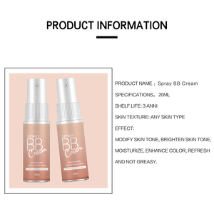 Protection <span class=keywords><strong>anti</strong></span>-<span class=keywords><strong>imperfection</strong></span> colorée correcteur maquillage éclaircissant couverture complète fond de teint liquide contrôle de l'huile <span class=keywords><strong>crème</strong></span> BB imperméable - Product Image 3
