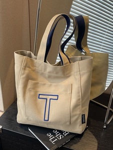 ถุงผ้าแคนวาสผ้าฝ้ายทนทานสำหรับออกไปทำธุระและออกนอกบ้านแบบลำลองในชีวิตประจำวัน - Product Image 6