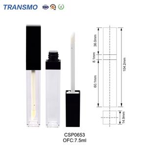 Vente en gros de tubes de gloss à lèvres personnalisés de luxe de 7,5 ml, tubes de rouge à lèvres vides, contenants d'emballage, tubes de gloss à lèvres cosmétiques - Product Image 2