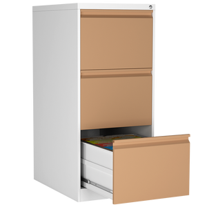 Morgie — stockage vertical à 4 tiroirs, personnalisé, tout en métal, meubles de bureau, en acier, armoire de remplissage - Product Image 3