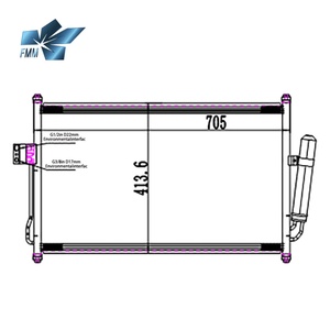 อะไหล่รถยนต์ คอนเดนเซอร์แอร์ รุ่น 94770907 CT5057D สำหรับเชฟโรเลต โคโลราโด เรลเบลเซอร์ 31UX - Product Image 5