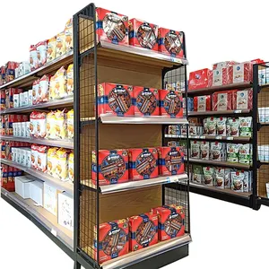 百货货架/商店展示架超市精致价格公道冷轧钢店玻璃超市