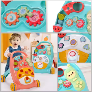 Vente en gros Jouet pour tout-petits assis à debout <span class=keywords><strong>Centre</strong></span> de jeu d'activité Jouet à tirer et pousser Jouet d'apprentissage pour activité de poussette pour bébé - Product Image 6