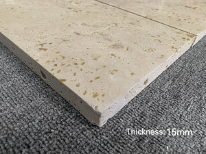 Travertine gạch hồ bơi ngoài trời đối phó gạch paver trang trí linh hoạt đá tường travertine gạch hình chữ nhật - Product Image 4