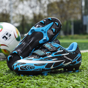 Chaussures <span class=keywords><strong>de</strong></span> football unisexes 2025 Nouveau modèle Grande <span class=keywords><strong>taille</strong></span> <span class=keywords><strong>28</strong></span>-39 Chaussures <span class=keywords><strong>de</strong></span> football d'entraînement Crampons TPU Gazon EVA Prix bas Bottes pour enfants et adultes - Product Image 5