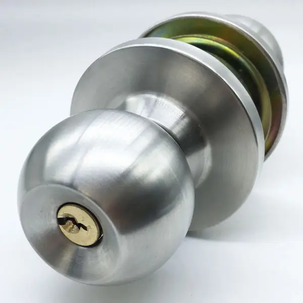 Factory Wholesales Stainless Steel Security Entrance Cylindrical Ball Door Handle Lock Tubularround knob door lock