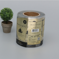 Autocollant adhésif personnalisé en aluminium de haute qualité, imperméable et réutilisable, pour bière et vin rouge, avec impression en relief, fabriqué en usine OEM ODM