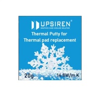 UTP-8 populaire Putty thermique 14.8W / mK remplissage d'écart de pâte thermique non conductrice pour la réparation de CPU / GPU