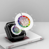 Timer Dapur Digital Magnetik Visual Pomodoro Cube Detik Menit Jam Timer Fokus Belajar untuk ADHD Anak-anak Pelajar