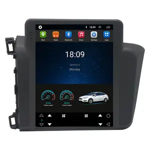 9.7 inch Tesla Car Android GPS Navigation Radio For Honda Jazz 2007-2013 Car Multimedia DVD Player Vehicle Radio Stereo