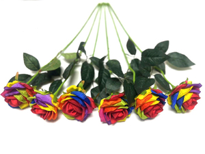 Vente chaude transfrontalière <span class=keywords><strong>de</strong></span> pétales artificiels colorés <span class=keywords><strong>de</strong></span> <span class=keywords><strong>roses</strong></span> plantes fleurs pour arrangement <span class=keywords><strong>de</strong></span> scène d'intérieur à la maison décoratif - Product Image 3