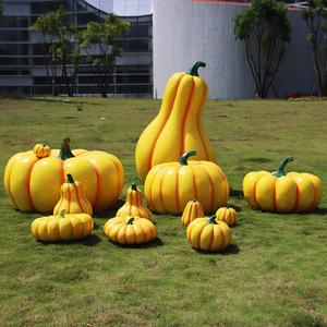 <span class=keywords><strong>Décoration</strong></span> de citrouille d'Halloween en résine géante pour extérieur, imperméable et créative - Product Image 2