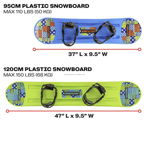 Planche <span class=keywords><strong>de</strong></span> <span class=keywords><strong>ski</strong></span> <span class=keywords><strong>de</strong></span> course pour débutants en HDPE, fond lisse rainuré, écologique, pliable, longue, contrôle <span class=keywords><strong>de</strong></span> vitesse, hiver - Product Image 3