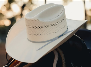 Sombrero de Papel Japonés Unisex ND044, Sombrero de Paja con Ala JB Estilo Vaquero Americano con Patrón de Espiral, Color Negro Marfil para Fiestas al Aire Libre - Product Image 3