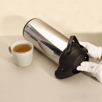 WUJO-bomba de termo de acero inoxidable, vaporizador de café al vacío con revestimiento de vidrio, fabricante de pulido de espejo
