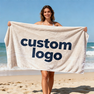 Toalla de Playa Personalizada de Microfibra de Diseño Lujoso con Logotipo Personalizado, Superligera y a Precio Económico - Product Image 3