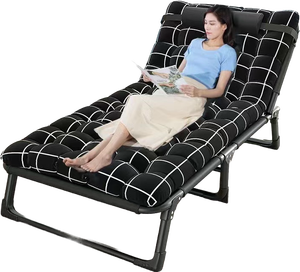 家具金属ベッドフレームモダンデザイン折りたたみソファベッドバルコニーマーチングベッド - Product Image 5